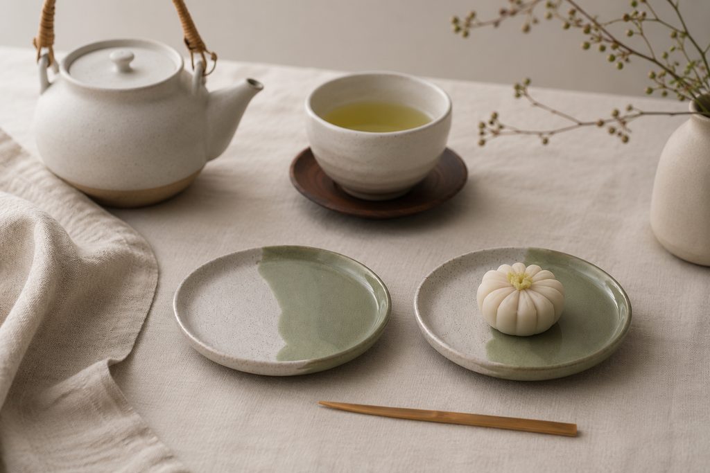 Sage & Sand Small Plates – Set of 2