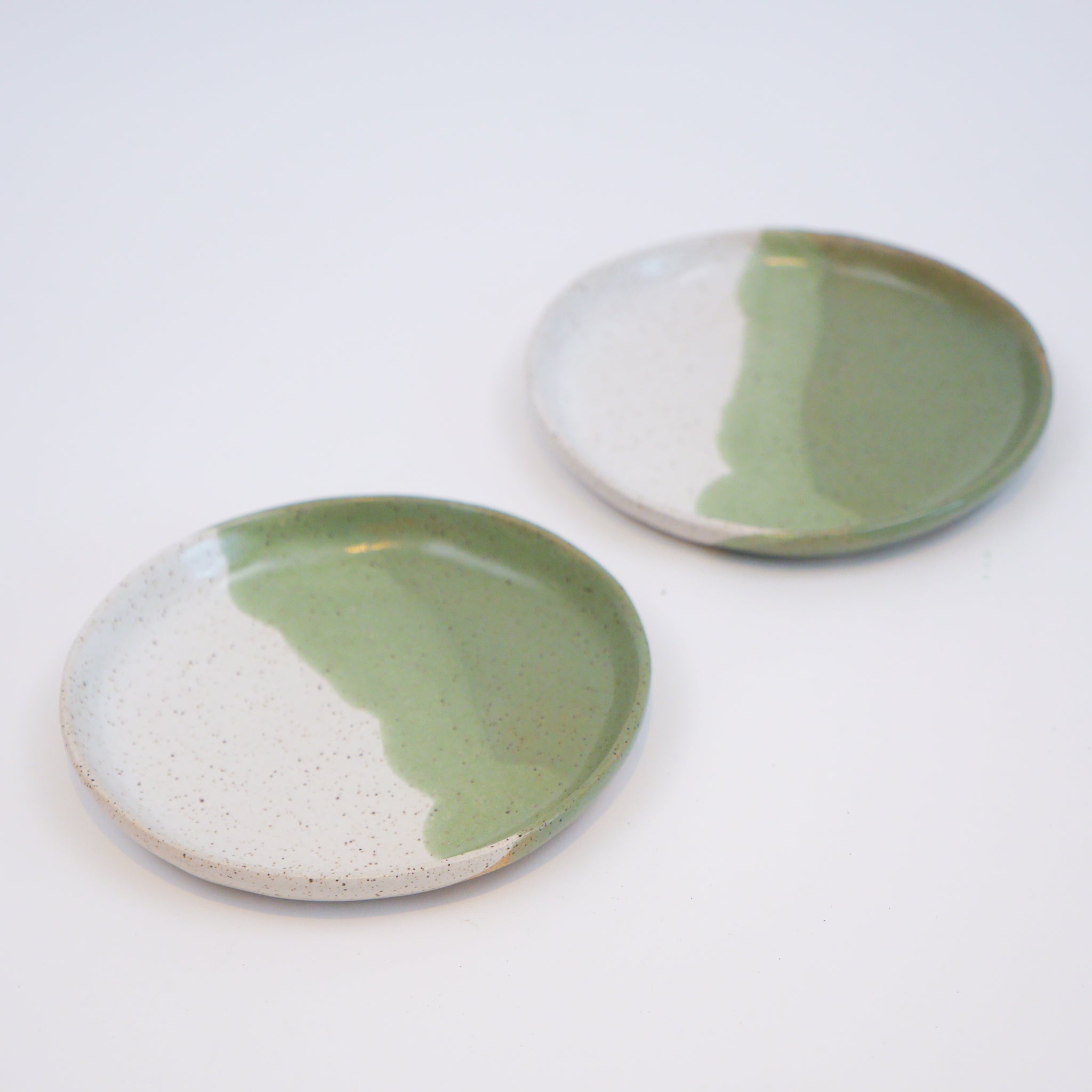 Sage & Sand Small Plates – Set of 2