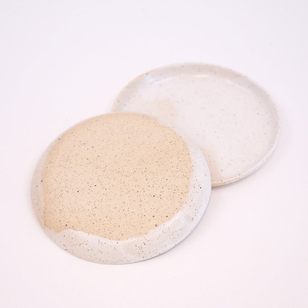 Ivory Sand Small Plates – Set of 2