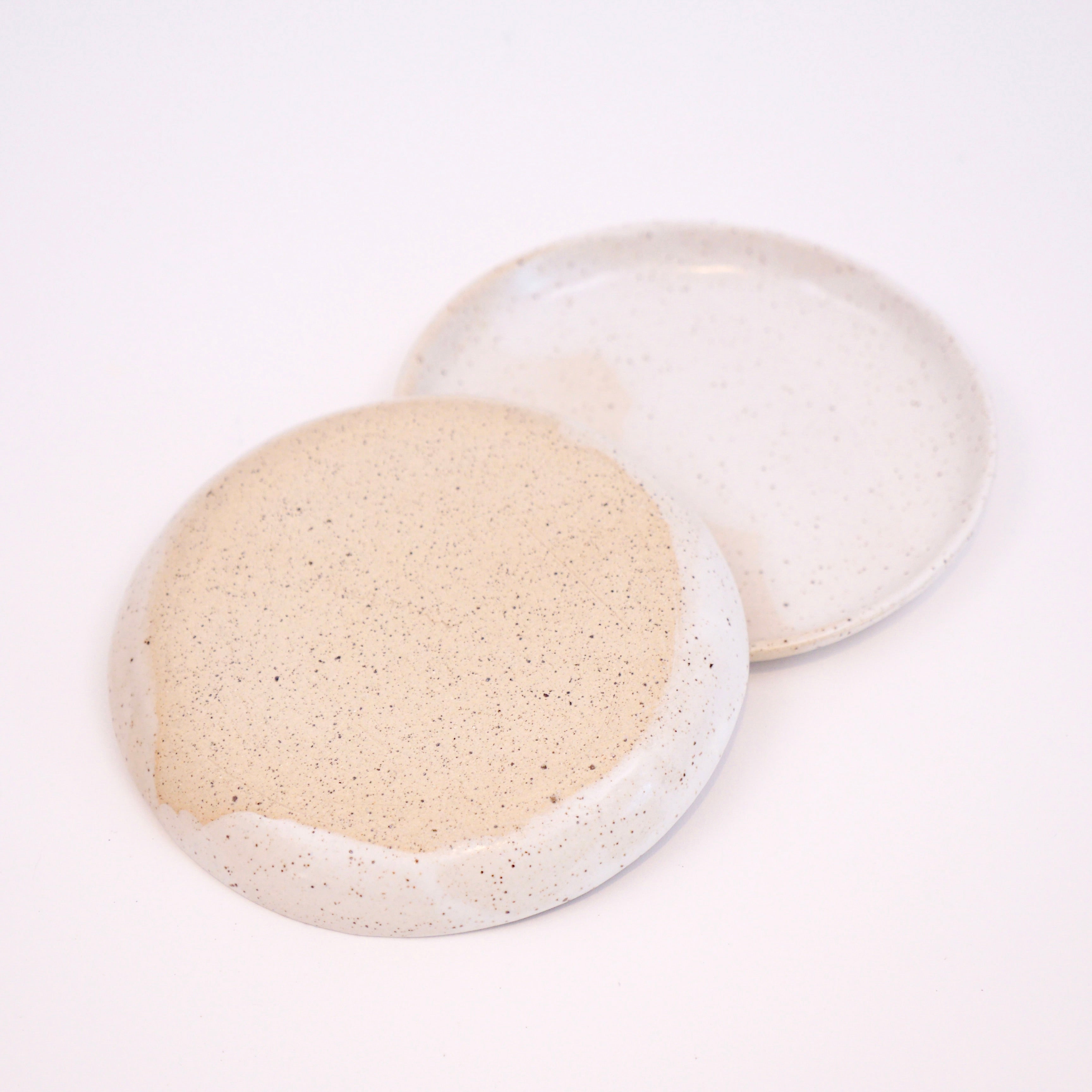 Ivory Sand Small Plates – Set of 2