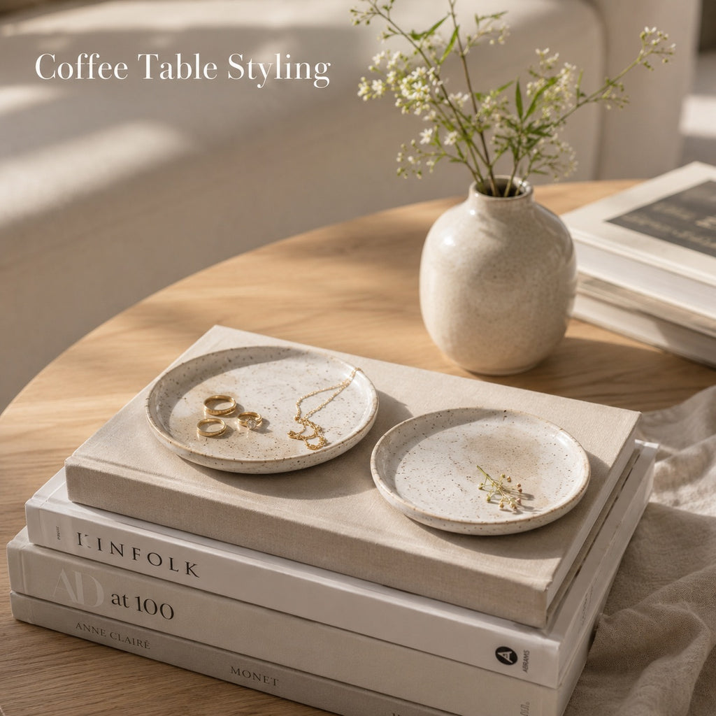 Ivory Sand Small Plates – Set of 2