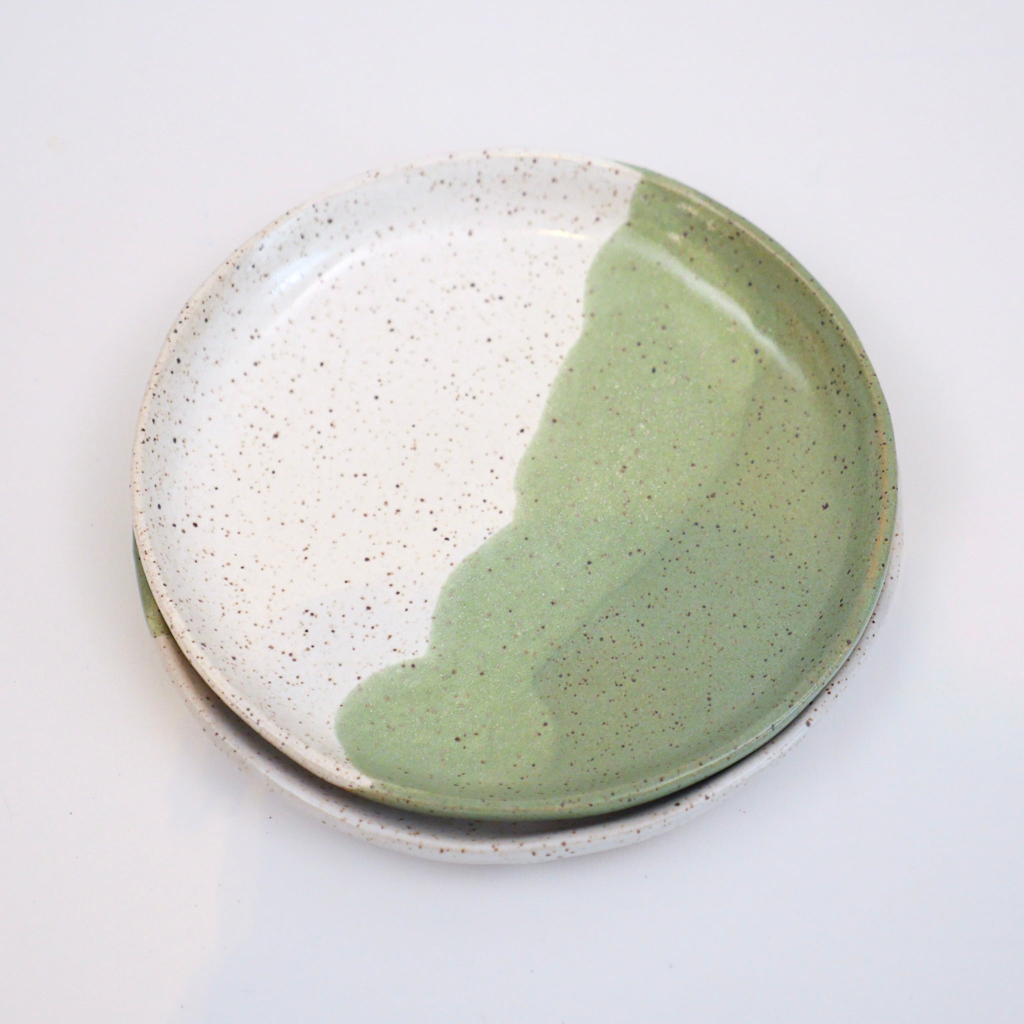 Sage & Sand Small Plates – Set of 2