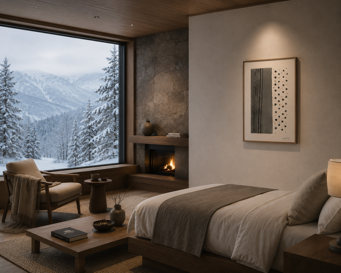 SUMIE – Snow | Fine Art Print