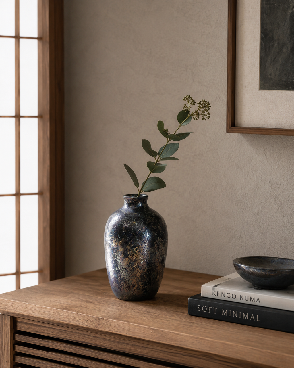 Midnight Bud Vase
