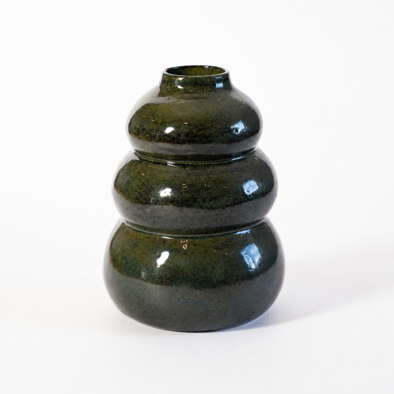 Triple Form Vase - Black Forest
