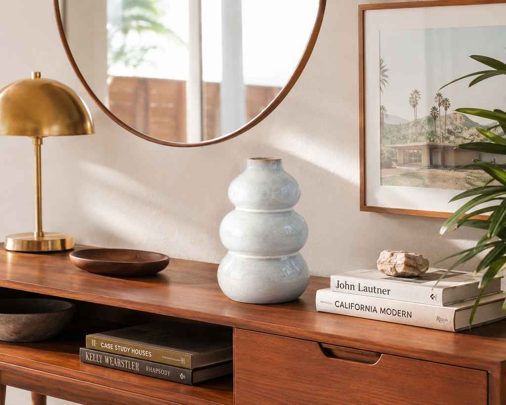 Triple Form Vase – Snow White