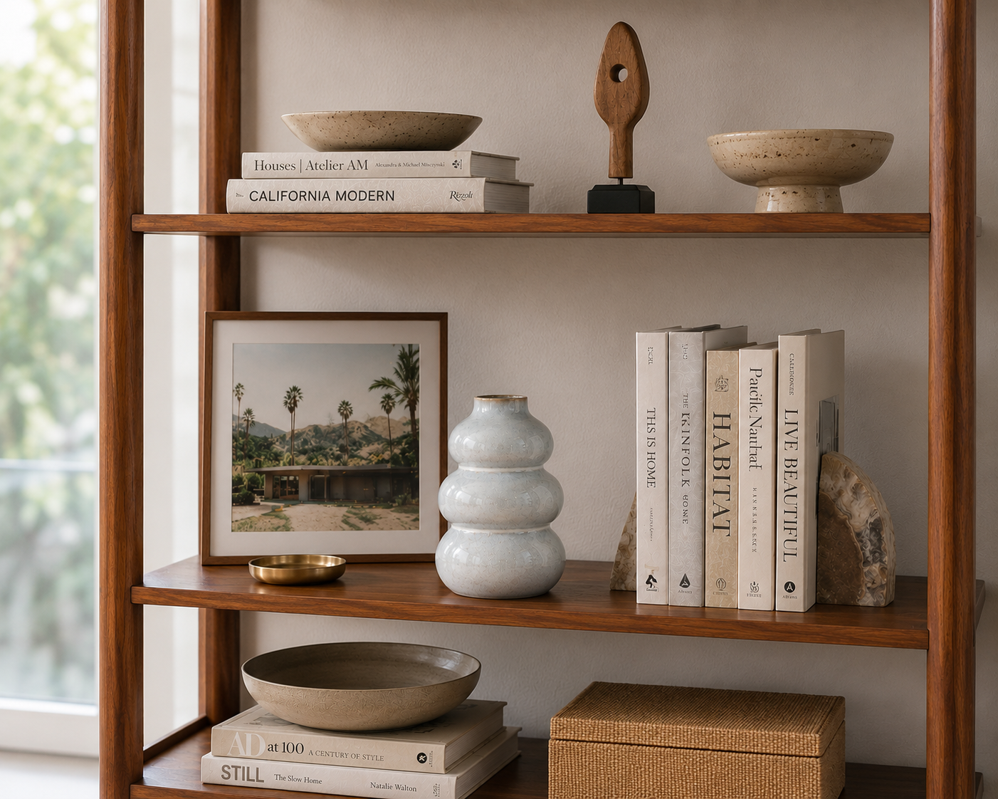 Triple Form Vase – Snow White