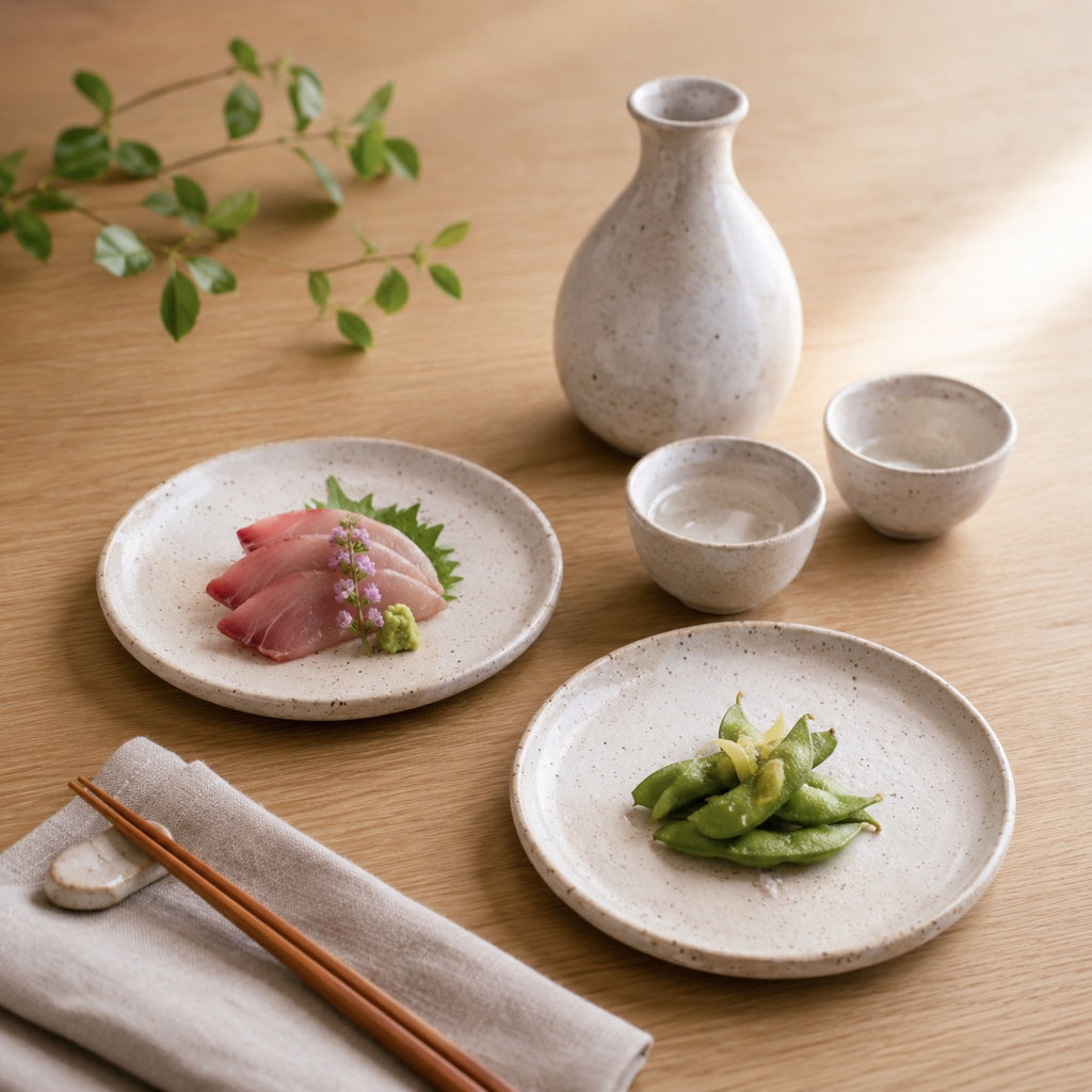 Ivory Sand Small Plates – Set of 2