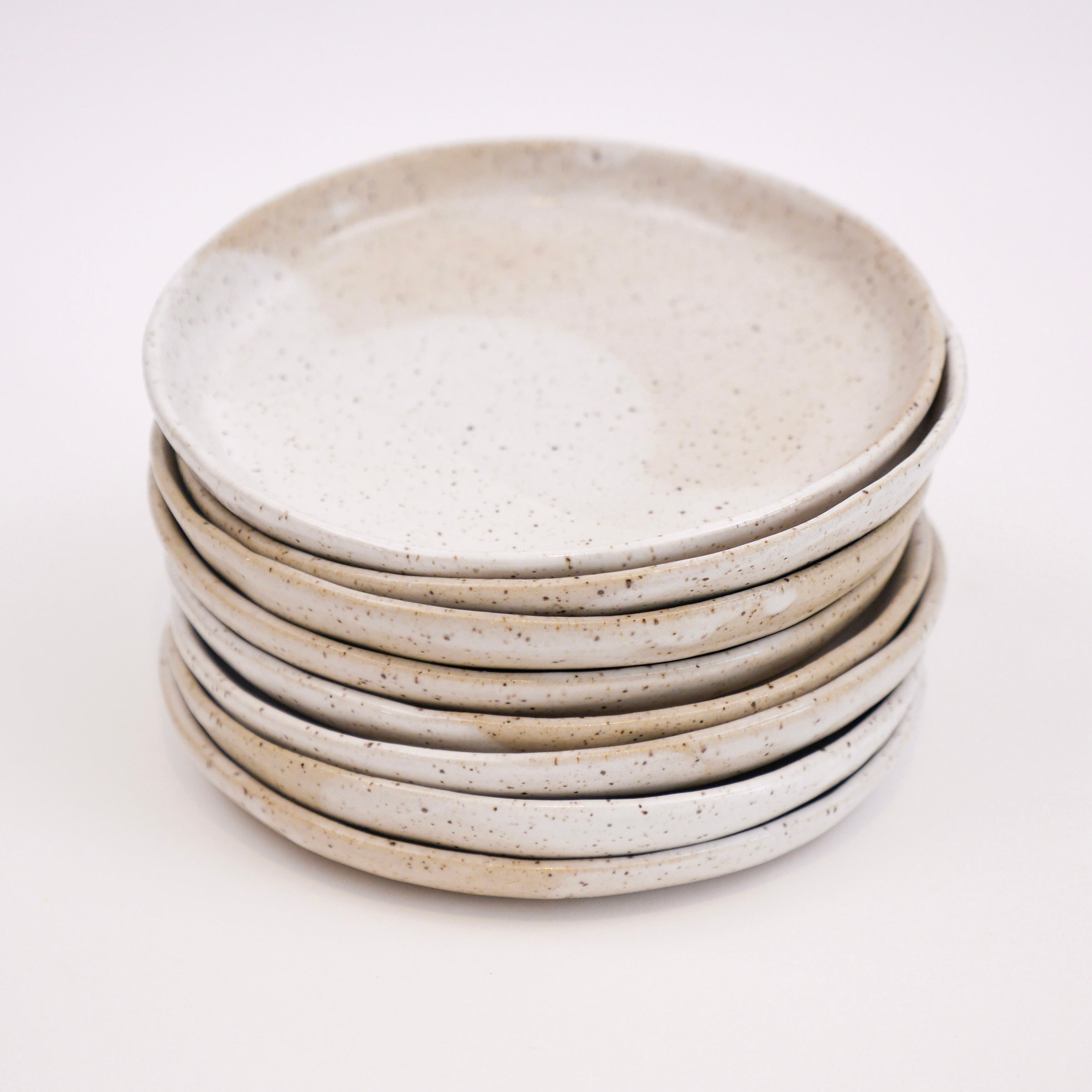 Ivory Sand Small Plates – Set of 2