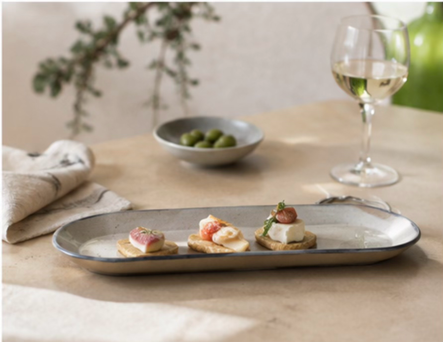 Shoreline – Handmade Oval Plate Set of 3