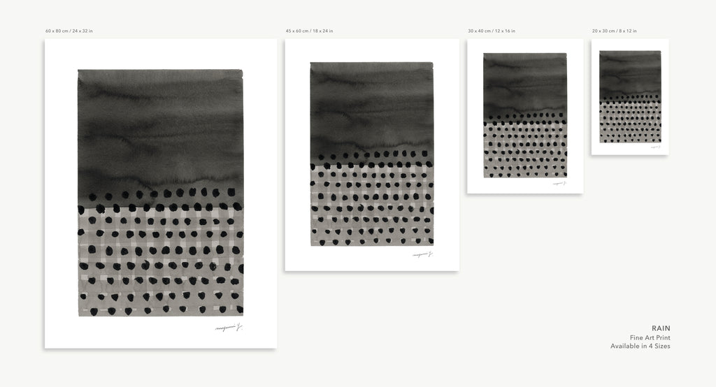 SUMIE – Rain | Fine Art Print